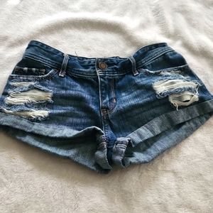 Hollister jean shorts